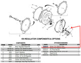 Impco 039-00-12 Red 4oz Spring KN Garretson Regulator Natural Gas Propane Low WC