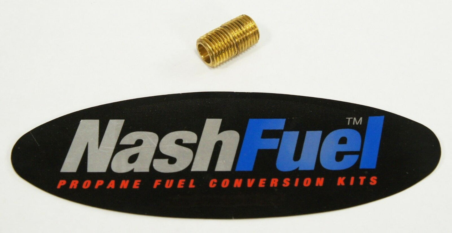 MALE 1/4" NPT TO MALE 1/4" NPT STRAIGHT PIPE THREAD PROPANE NATURAL GAS FITTING