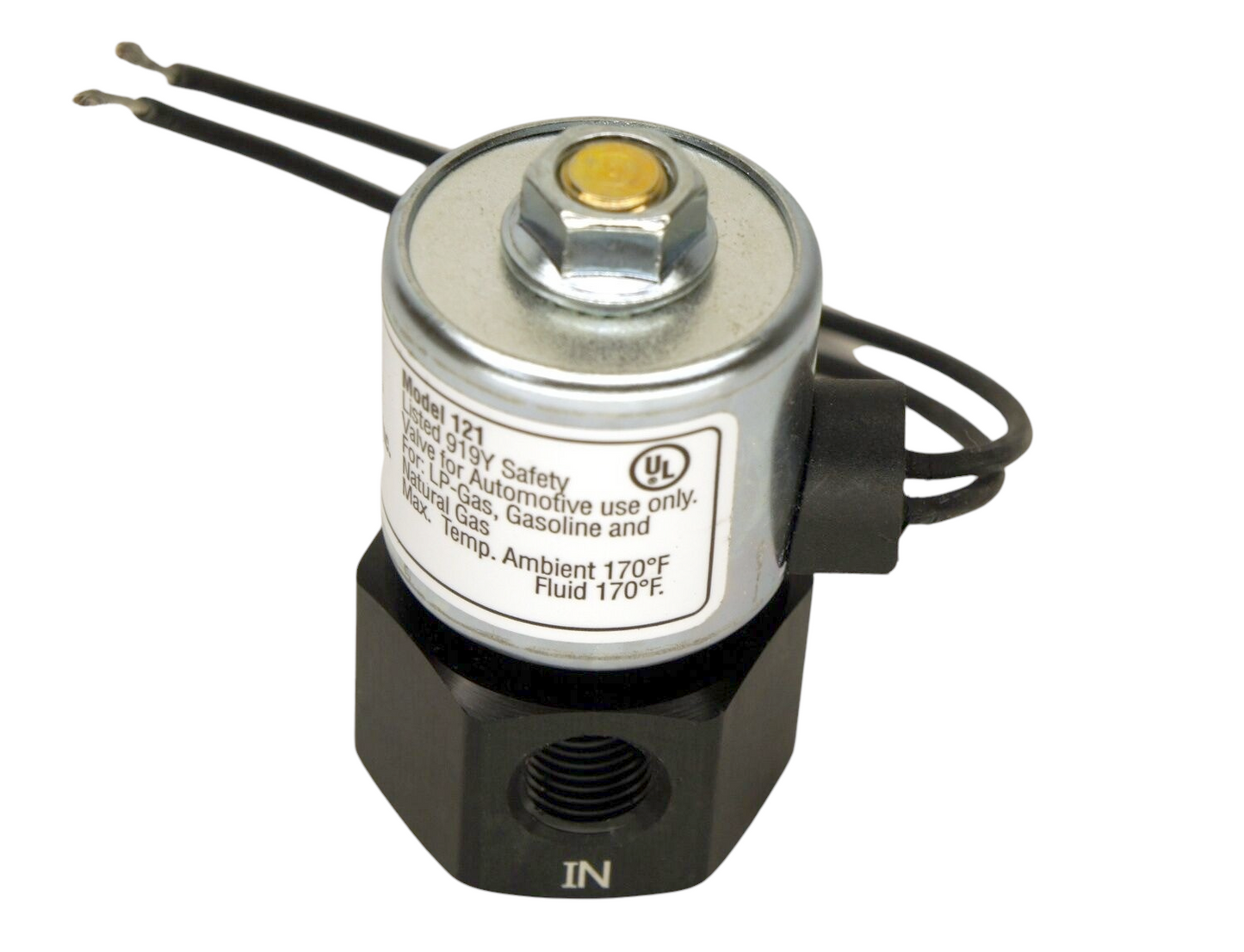 Propane 12 Volt Fuelock Lockoff Valve 180 Degree Replace H2U49-00Y