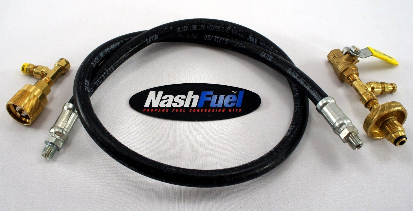 1-1/4" FORKLIFT TANK TO POL BBQ GRILL LIQUID PROPANE TRANSFER KIT FILL FILLING