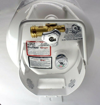 Manchester Horizontal Propane Tank 30 Lb 30Lb Mount Vapor Withdraw Motorhome RV