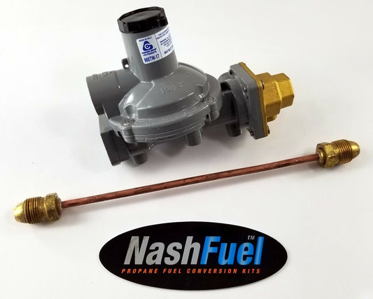 988TW-17 TWIN STAGE PROPANE REGULATOR PIGTAIL POL - POL TANK CONNECTION 750K BTU