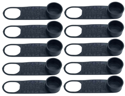 Rubber Grill Tank Valve Black Dust Cap Acme Thread OPD Propane 20lb 30lb LOT