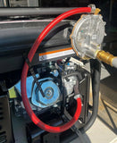 Natural Gas Conversion Generator Fits Honda EM6500SX Ball Valve Bar Clamps