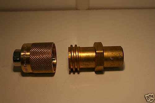 PROPANE TANK CONNECTOR 7141M 7141F FORKLIFT FORK LIFT CONNECTION LPG