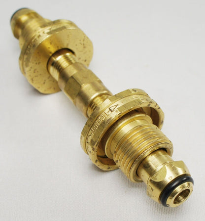 5" HOGTAIL PIGTAIL MALE POL TO MALE POL SOLID RIDGED SWIVEL ENDS PROPANE TANK