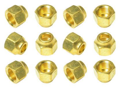 Forged Flare Nut 3/8 Tube OD Hex SAE 45 Fitting 3/8" Copper Tubing Propane LOT