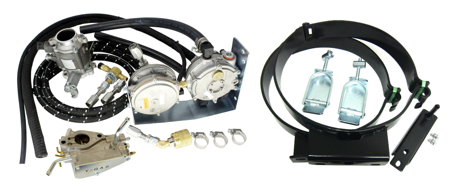 Complete Aftermarket Conversion Gasoline - Propane Kit Toyota 7FGU25 Forklift 4Y