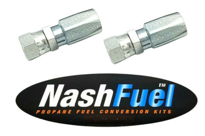 4401-6 Female Flare 3/8" Sae Screw On Ends 5/16" Hose Propane 350psi
