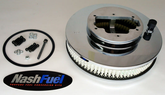 ADAPTER & HOLLEY AIR CLEANER FILTER  KIT FOR WEBER 32/36/38 CARBURETOR 5-1/8