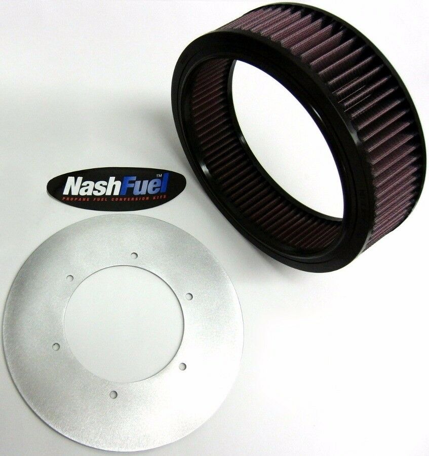 IMPCO CA300 ALUMINUM COVER PLATE AND K&N AIR FILTER ASSEMBLY