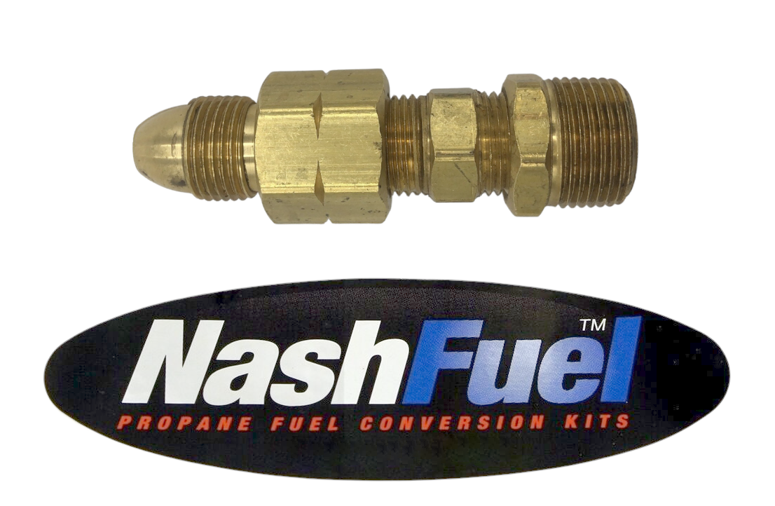 Male POL to Male NPT 1/2" 3/4" MPT Brass Propane Tank Adapter