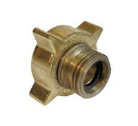 ME611 2-1/4" female acme to 1-3/4" ZCME brass propane filling fill adapter