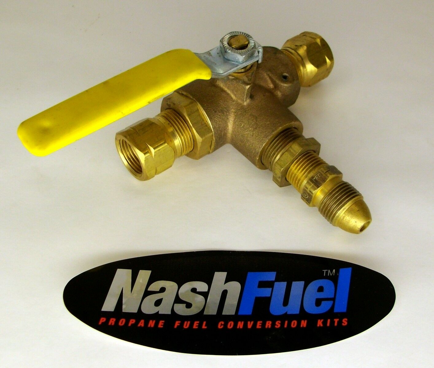 HIGH PRESSURE PROPANE 3 WAY BALL VALVE CHANGEOVER F.POL VAPOR LIQUID DUAL TANK