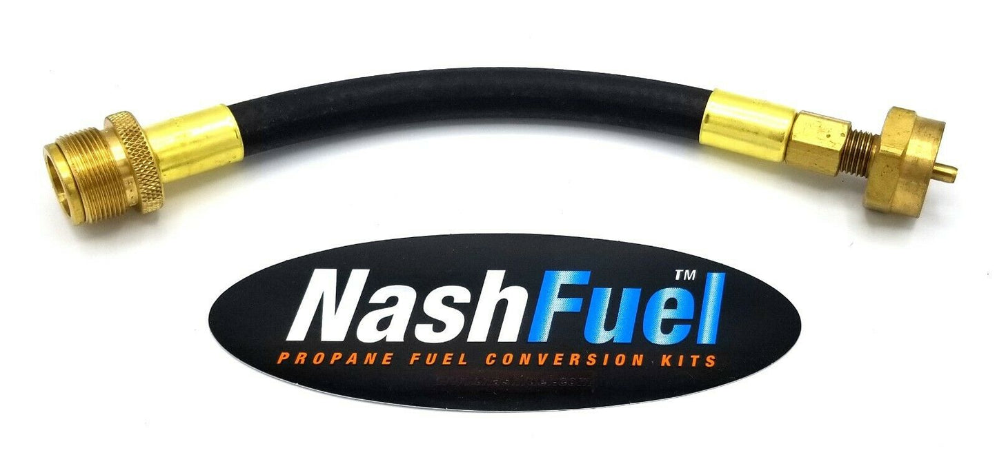 1lb Propane Tank Extension Rubber Hose 350PSI Disposable Appliance Cylinder LPG