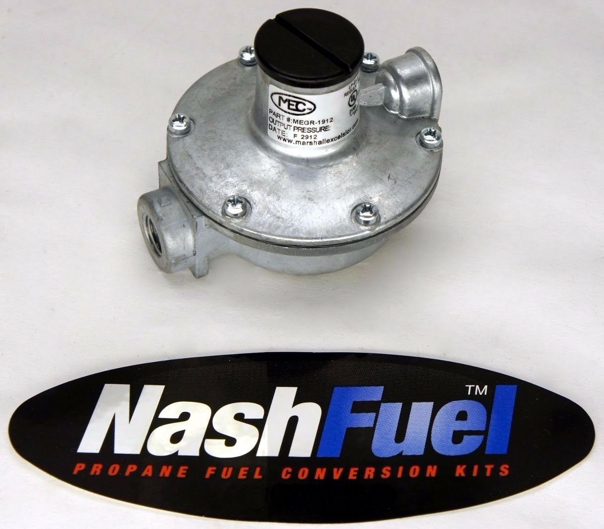 PROPANE REGULATOR COFFEE ROASTER 20" WC MARSHALL MEGR-1912/197 GAS FISHER 912-197