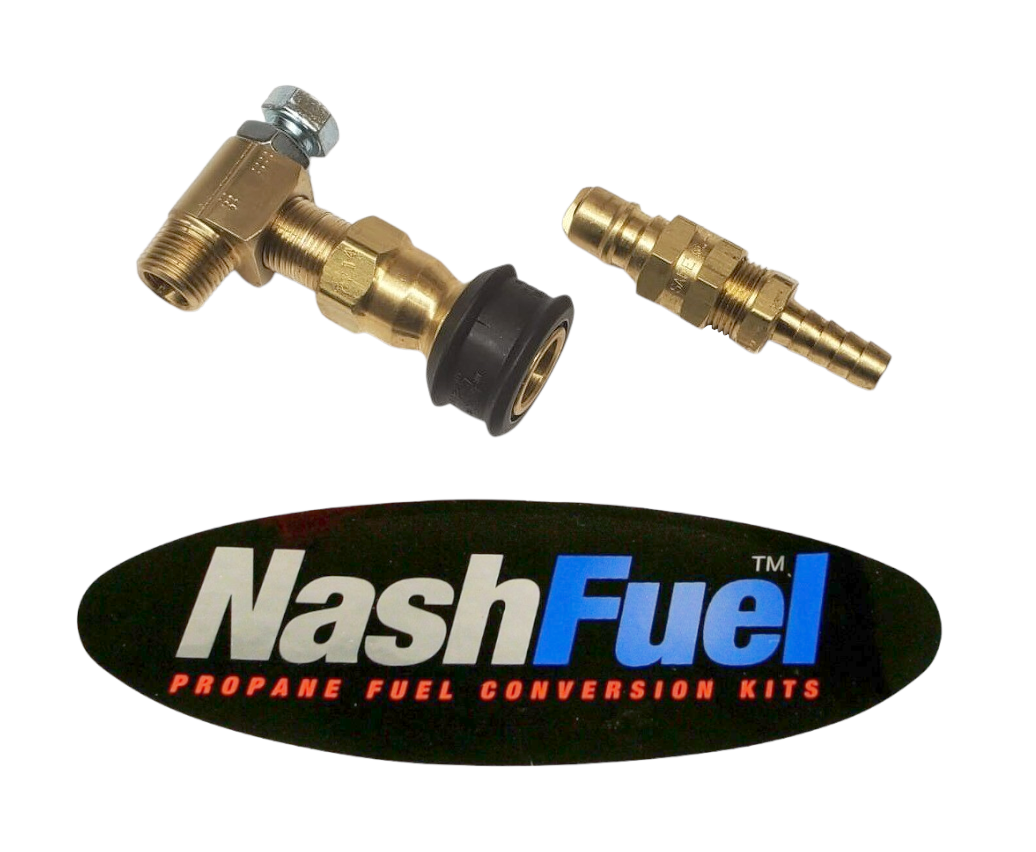 Quick Connect 3/8" Hose Load Block Power Valve Generator Propane Natural Gas