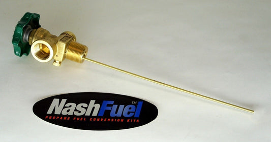 9.6" DIP TUBE 100LB PROPANE VAPOR TANK SERVICE VALVE COUPLER POL GRILL HEATER
