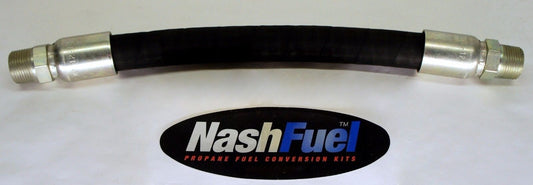 2FT CRIMPED 3/4" LOW PRESSURE PROPANE NATURAL GAS HOSE SUPPLY 3/4" NPT