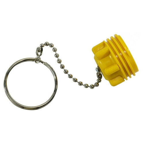 1-3/4" Male Acme Dust Cap Plug ME179-1 Chain Tether Propane Tank Marshall LPG
