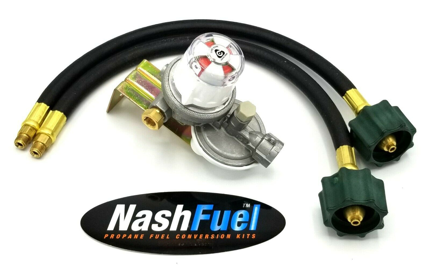 AUTOMATIC PROPANE CHANGEOVER TWIN STAGE REGULATOR HOSES PIGTAILS RV 160K BTU LPG