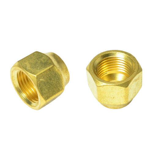 Forged Flare Nut 3/8 Tube OD Hex SAE 45 Fitting 3/8" Copper Tubing Propane LOT