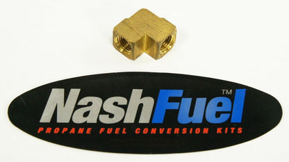 90° FEMALE 1/4" NPT TO FEMALE 1/4" NPT PIPE THREAD PROPANE NATURAL GAS FITTING