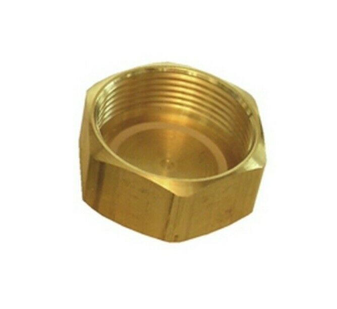 ME461 Brass Cap for ME460 7590U ME462 7591U Wet Leg CAP ONLY 1-5/8" UNF