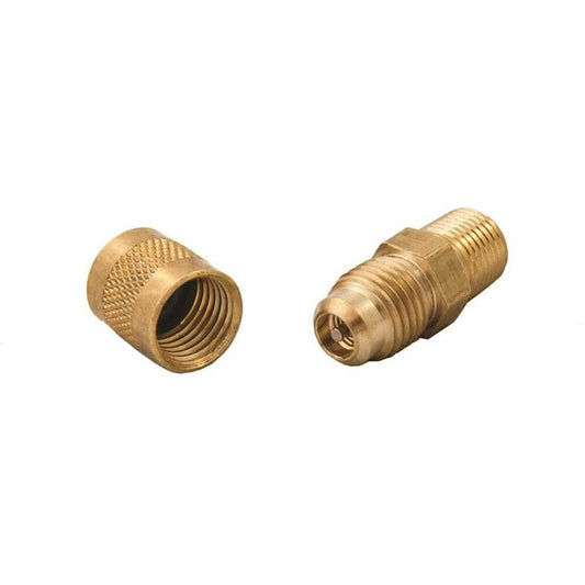 Propane Test Tap 1/8" MPT NPT 1/4 "  Flare Presto Style Schrader Valve