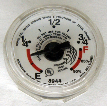 MANCHESTER SNAP ON G12653 PROPANE SIGHT GAUGE DIAL 8944 TANK LPG 5863S02383 2107