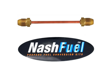 POL - POL Propane Tank Cylinder Hogtail 3/8" Tube 7/8" LPG Copper Brass Pigtail