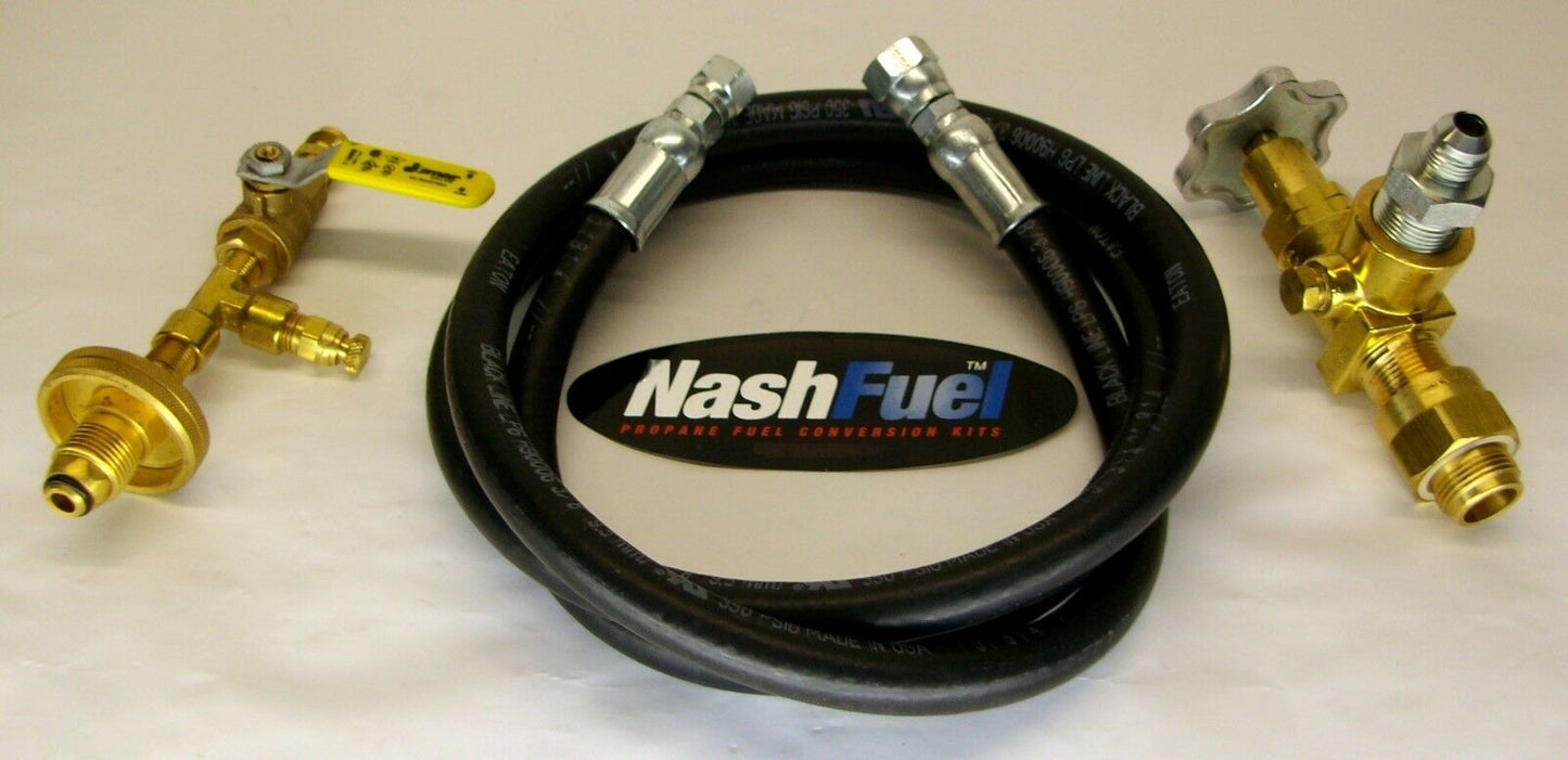 3/4" NGT M. TO POL LIQUID PROPANE TRANSFER KIT TANK GRILL FILLER FILL UNLOADING