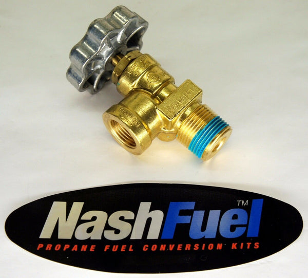 ME9101C5 2.6GPM PROPANE TANK SERVICE VALVE COUPLER POL MARSHALL 2.6 GPM