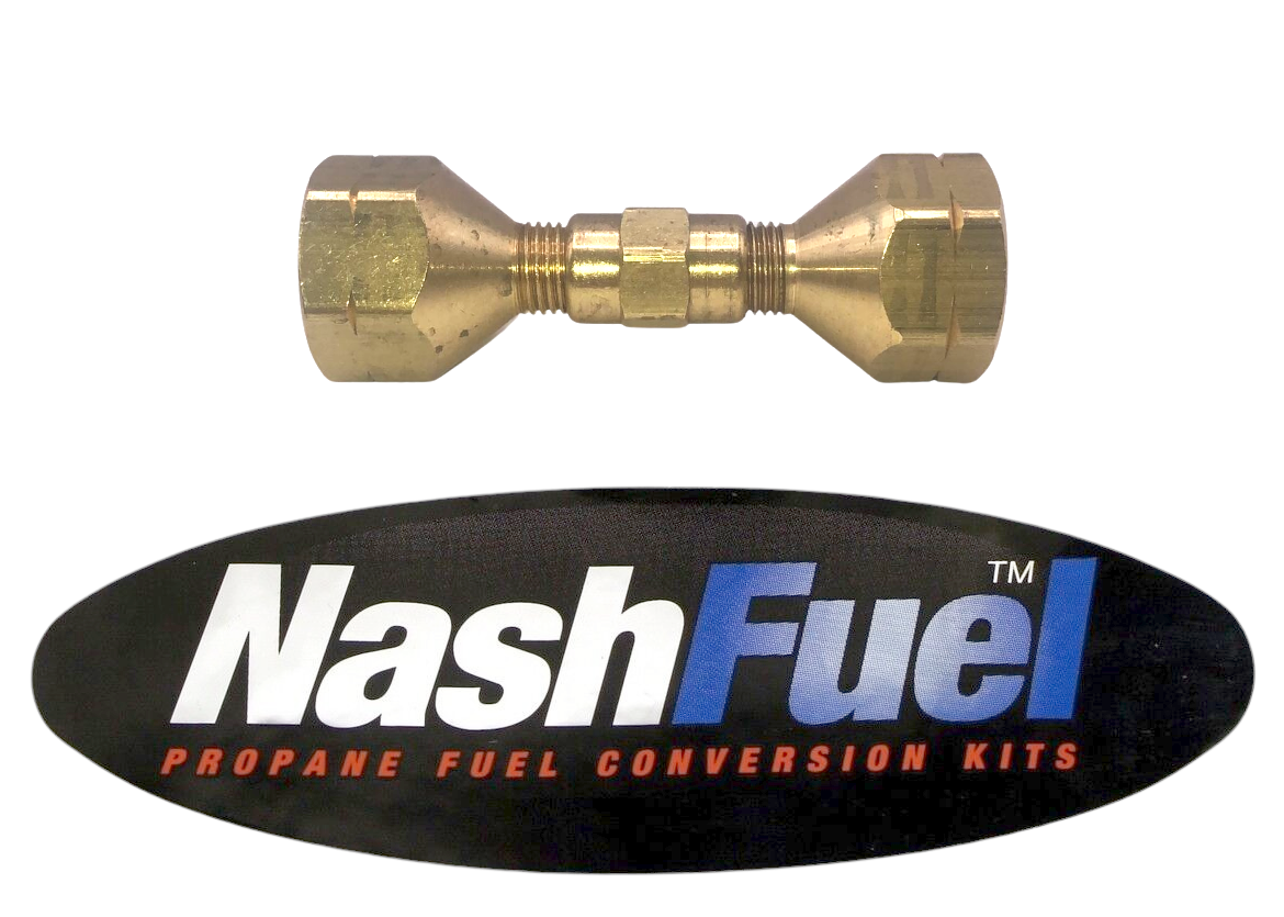 3-4" POL to POL Female Union Solid Rigid Propane Tank Pigtail Hogtail Extension