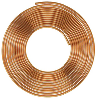 Copper Tubing 50ft/100ft Flare Nut SAE 45° Fitting Propane 1/4" 3/8" 1/2" 5/8"