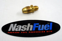 BRASS ADAPTER MALE POL TO 3/8" MALE FLARE PROPANE HOSE TANK CONNECTION