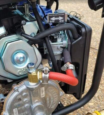 Propane Natural Gas Conversion Generator Brute 6500 030687 Low Psi