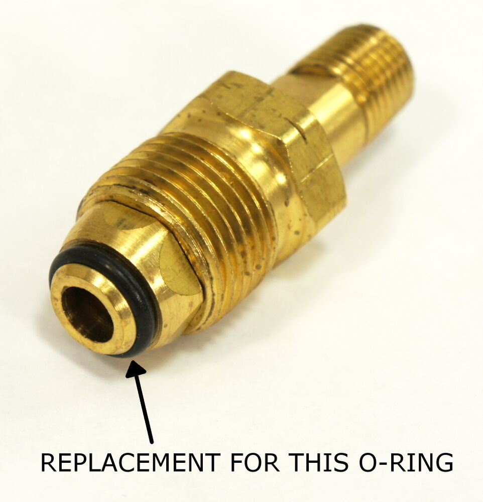 RUBBER O-RING REPLACEMENT MALE POL SOFT NOSE PROPANE LPG REPAIR STOP LEAK 4 PACK