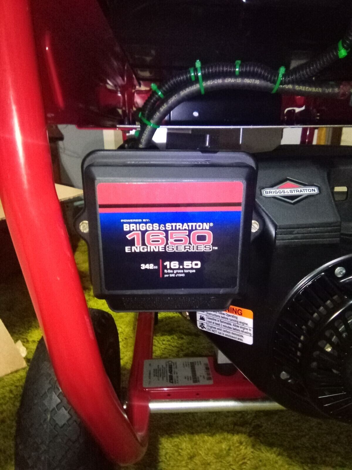 Low PSI Propane Natural Gas Generator Conversion Troy Built Briggs 1650 Series