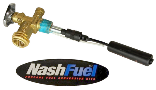 20lb Horizontal Propane Tank Service Valve 5 gallon OPD 4.7" Dip Tube 10487