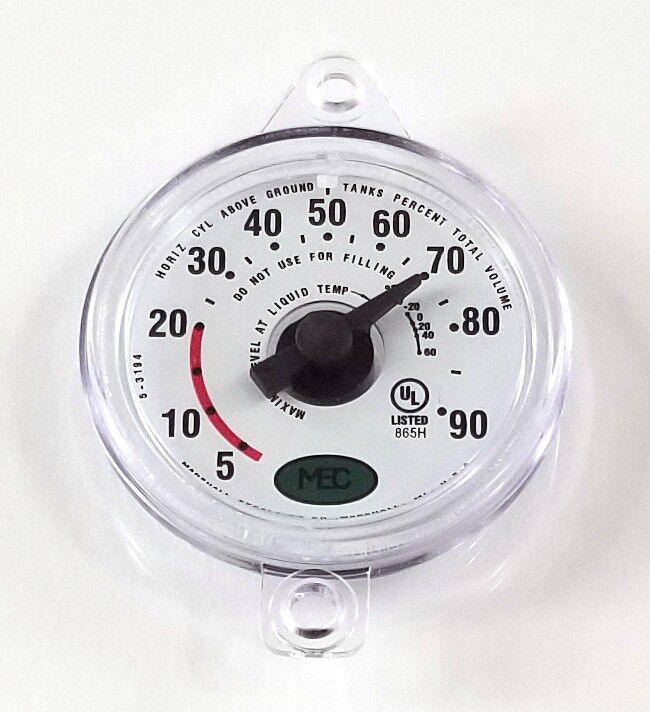 JR Flat Dial Gauge Replacement Propane Tank MES-1284-20-002-KIT AG / UG ASM