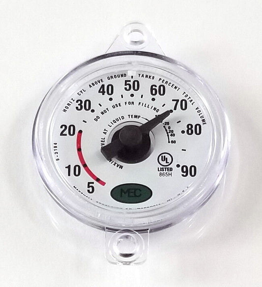 JR Flat Dial Gauge Replacement Propane Tank MES-1284-20-002-KIT AG / UG ASM
