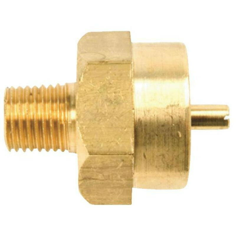 1/4" MALE NPT PIPE THREAD TO FEMALE 1"-20 1LB PROPANE TANK GAS TORCH BURNER LPG