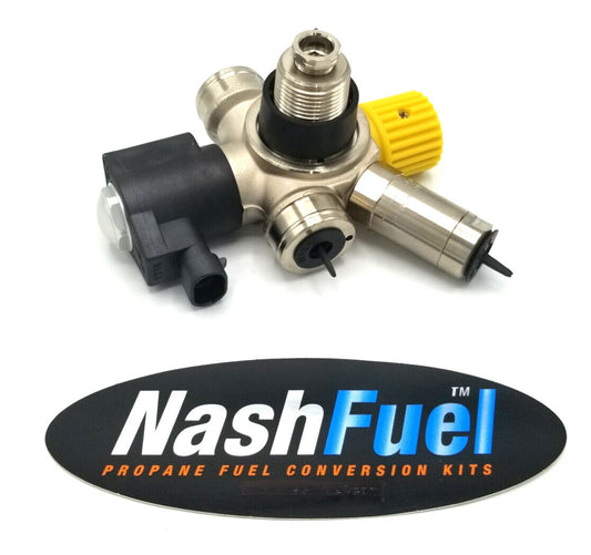 CNG LOCKOFF VALVE 12 VOLT LOCK OFF 12V COMPRESSED NATURAL GAS 3600PSI