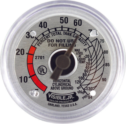 2701 CV LP Dial Direct Read Drop In Above Ground LP Dial Old Style JR 2701CV