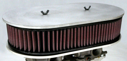 Dual CT425M-2 Air Cleaner Filter Oval Aluminum Mount High Flow K&n Lpg 425M 425