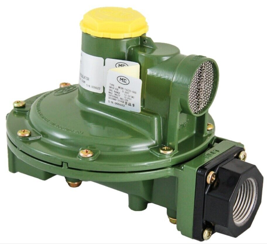 MEGR-1622C-DGG 3/4 X 1" FPT 2nd Second Stage Straight Mount Regulator Propane