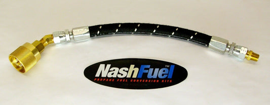 2FT HIGH PRESSURE SCREW ON REUSABLE LIQUID PROPANE LPG HOSE TANK CONNECTION 24"