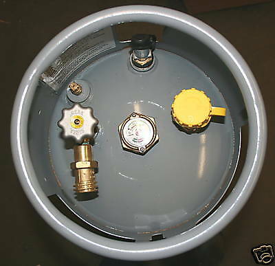 Manchester Propane Tank 33.5 LB 8 Gallon Forklift New LPG Horizontal Vertical