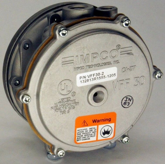IMPCO VFF30-2 PROPANE VACUUM FUELOCK, LOCK OFF VALVE FUEL LOCK FILTER SILICONE
